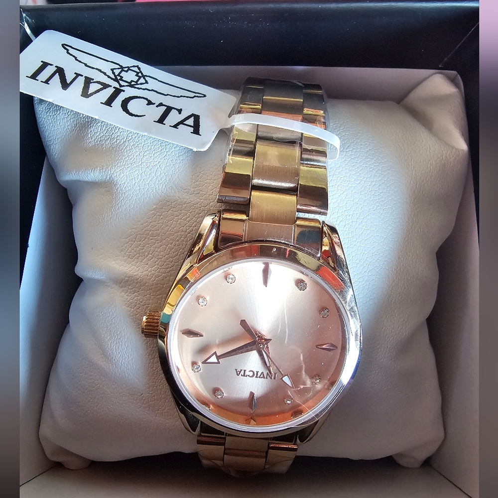 Invicta Celestial Rose Gold Tone Women's Watch